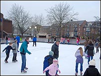 The ice rink will be 20m sq