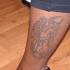 Fyah's devilish angel tattoo