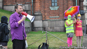 Акция в поддержку Pussy Riot в Хельсинки