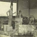 Working with Japanese POWs in 1946 - island off Singapore