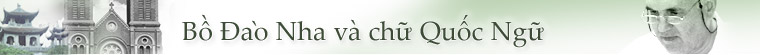 Giáo sĩ Bồ Đào Nha và chữ Quốc ngữ