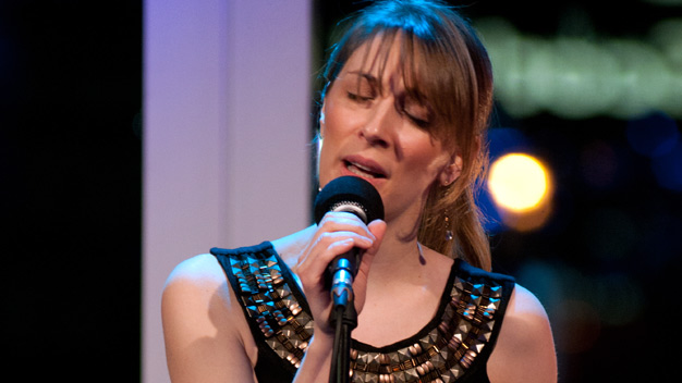 Emily Smith live at Pacific Quay. Photo by Sean Purser.