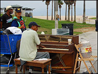 Nghệ sĩ đường phố ở Venice