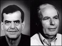 Os cientistas israelenses Aaron Ciechanover e Avram Hershko