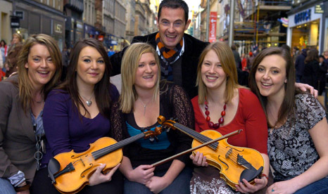 Tony Kearney, Maeve McKinnon, Catriona Watt, Jeana Leslie, Patsy Reid and Siobhan Miller