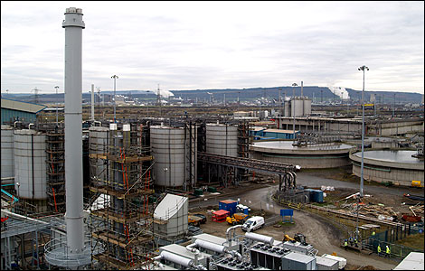 Bran Sands treatment plant.