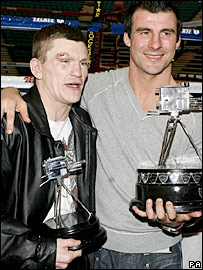 Ricky Hatton and Joe Calzaghe