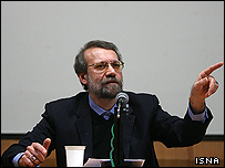 علی لاریجانی، نماینده آیت الله خامنه ای رهبر ایران در شورای عالی امنیت ملی