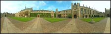 Trinity College Great Court in 360°