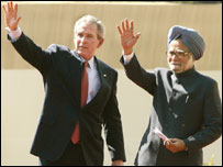 منموہن سنگھ اور جارج ڈبلیو بش