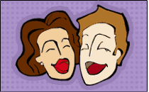 Image of man and woman laughing