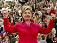 Hillary Clinton campaigns in Pennsylvania, 1 April 2008