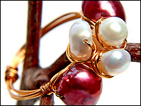 Pearl ring by Sweetpea