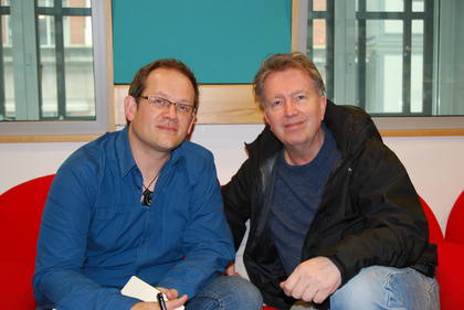 Andrew Dubber with Tom