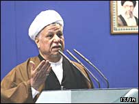 رفسنجانی در نماز عيد قربان