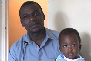 Mustapha Ssengo and his daughter Marriam