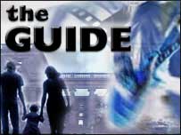 Graphic of guitarist and people