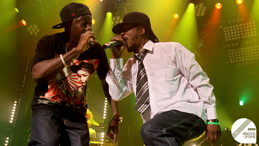 Dizzee Rascal and Brinsley Forde from Aswad