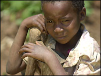 Afrikalı bir çocuk