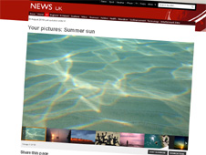 Screengrab of BBC News picture gallery