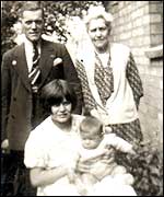 Alice with husband Alfred and family