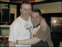 Paul Wappat and Chris Moyles