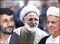 هاشمی - کروبی - احمدی نژاد