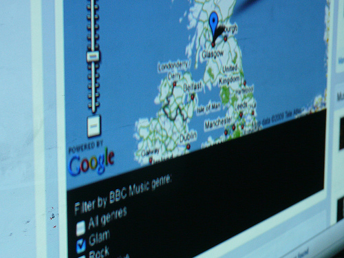 Map of Introducing bands