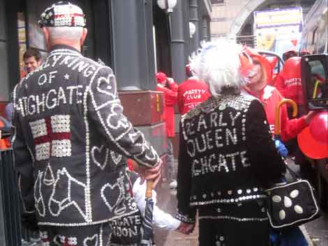 Pearly King and Queen in London