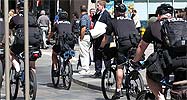 Police in Denver on bikes
