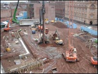 Performing Arts Centre building site