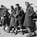 53 ASU travelling across the desert in Egypt