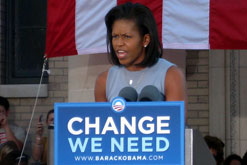 Michelle Obama Rallies Gainesville c Joe Gasper on Flickr