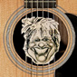 A caricature of a music lover...