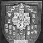 The s' Hertogenbosch Shield showing the badges of the units involved in the liberation.