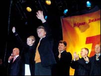 Віктор Ющенко на мітингу