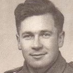 Frank Conway (left) and his friend Bob Awcock - both were captured and taken prisoner of war at Anzio in 1944