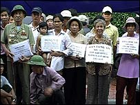 Đã xảy ra hàng nghìn cuộc khiếu kiện đòi đất của người dân trong nước trong mấy năm qua