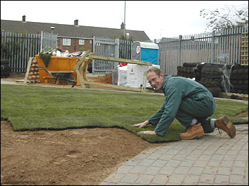 More turf gets laid