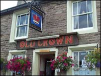 The Old Crown Pub in Hesket Newmarket