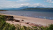 View to Cumbrae and Goatfell mountain on Arran