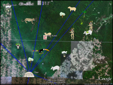 O mapa cultural dos Suruí na internet / Cortesia ACT-Brasil