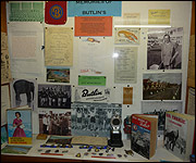 Display of Butlins memorabilia