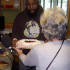 Producer Ben's mum arrives with her pavlova for Mr. T.