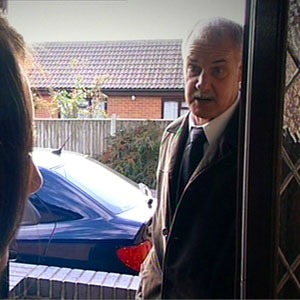 A cold caller at the door