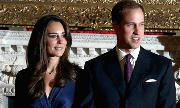 Cả nước Anh chờ lễ cưới của Hoàng tử William và cô Kate Middleton vào năm 2011