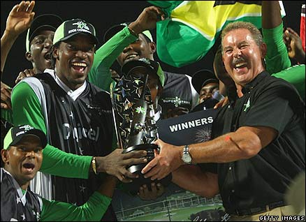 The Superstars celebrate