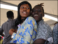 Revelers at the Joy FM school reunion in Accra, Ghana