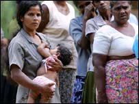 سونامی متاثرین