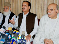 قاضی حسین، اچکزئی، ظفرالحق